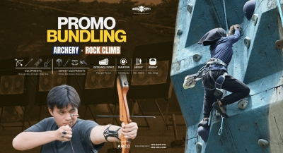 Promo Bundling Rock Climb & Archery